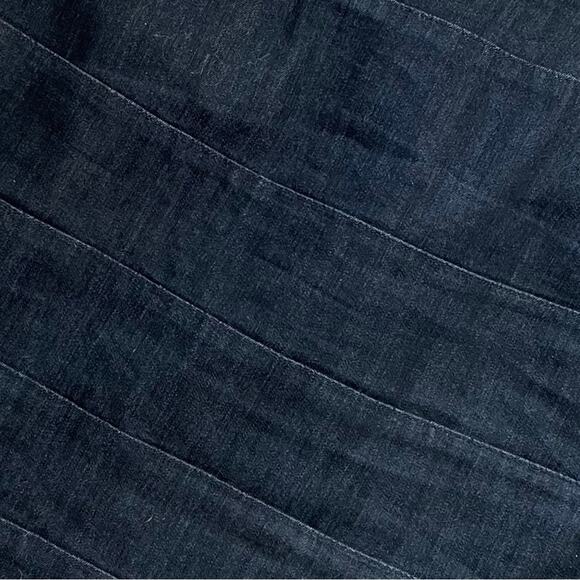 ROZ ALI  WOMENS VINTAGE MINI BANDAGE SKIRT Y2K BOHO WESTERN BLUE 16 - Picture 4 of 7